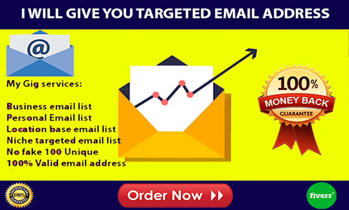 give you a targeted email address list with an excel sheet