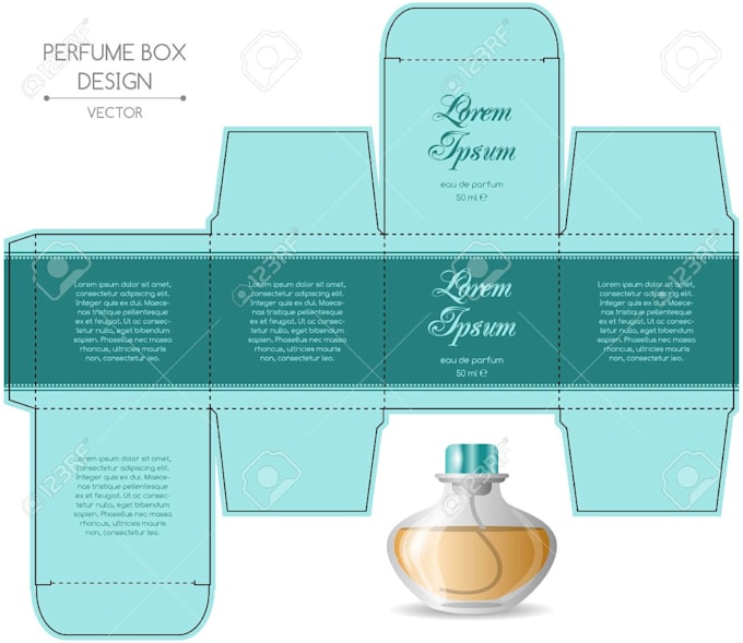 arabic perfume box design