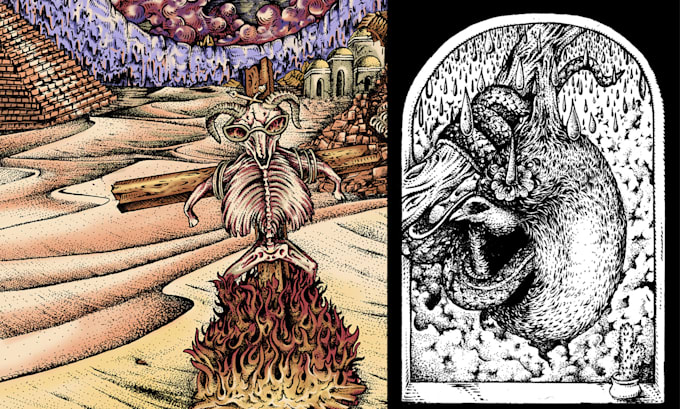 draw magical creatures, dragons, and mythical beings artwork