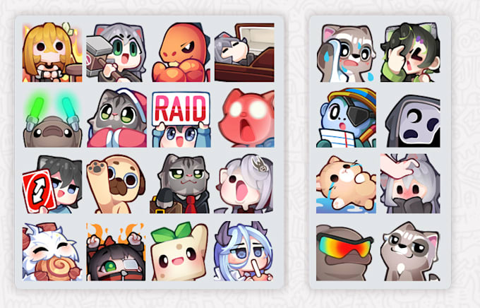 design custom twitch emotes and sub badges