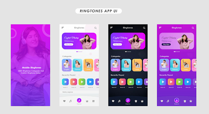 professional application UI UX icon design