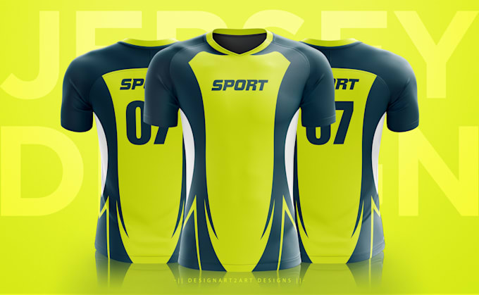 design custom sports or esports jersey with vector files