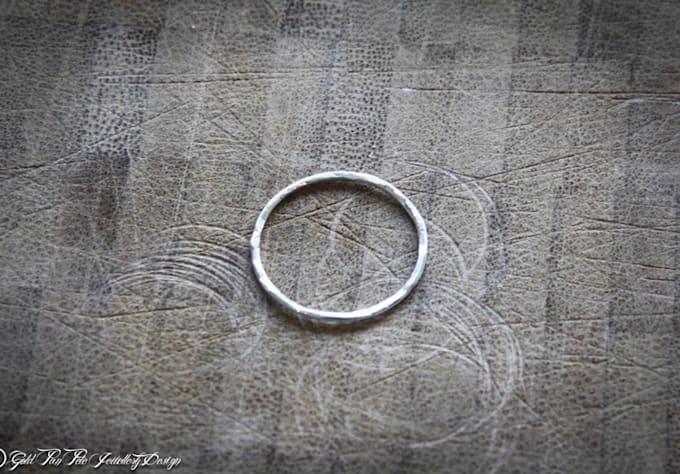 make you a sterling silver stacking thin ring