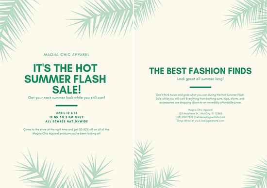 do an outstanding flyer design for you