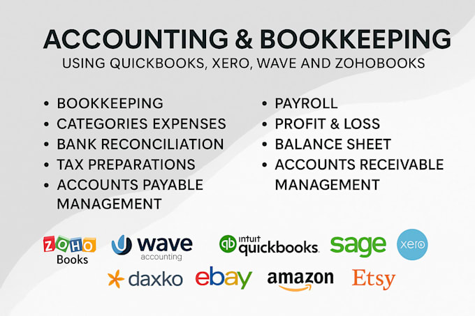 be your quickbooks online bookkeeper and accountant