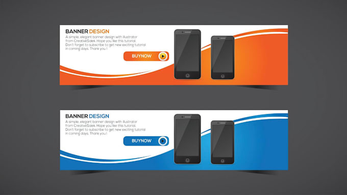 design amazing billboard or web banner ads