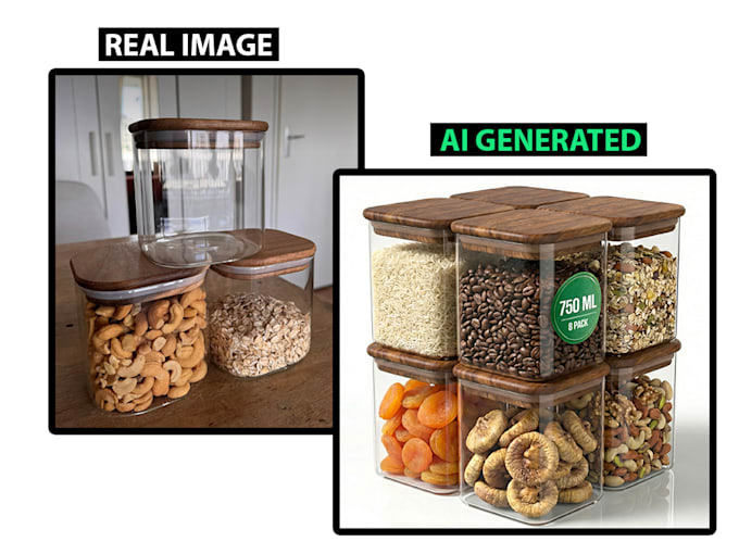 design realistic ai product mockups and lifestyle images for ecommerce
