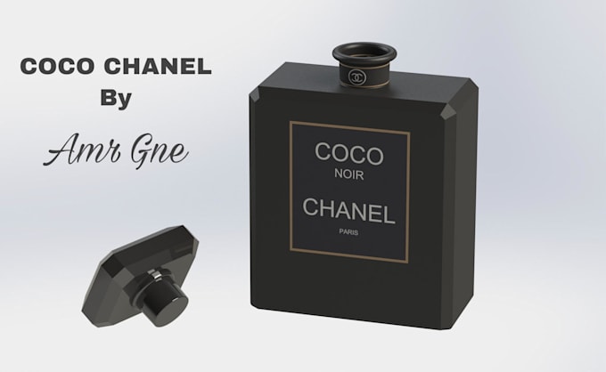 perfume bottle design and all visualization