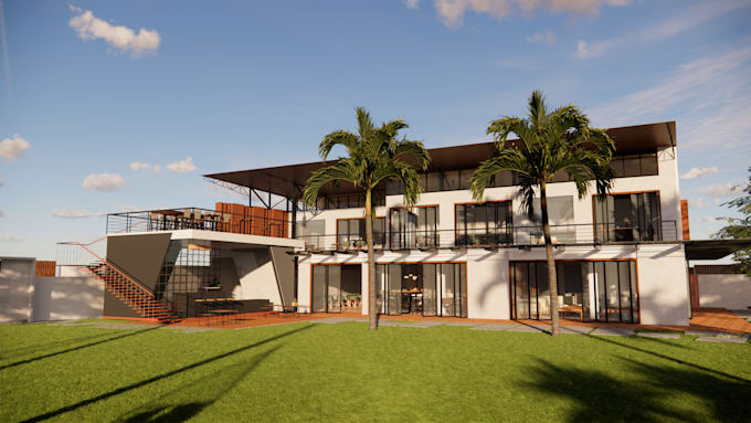 create 3d floor plan, interior, exterior rendering, house plan as architect