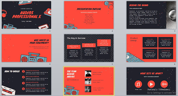 design a modern powerpoint presentation