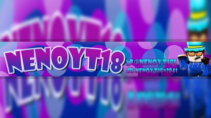 Design a banner digital art of your roblox character by Nenoyt18 | Fiverr