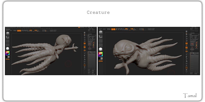 do for you zbrush sculpting high poly modeling and texture