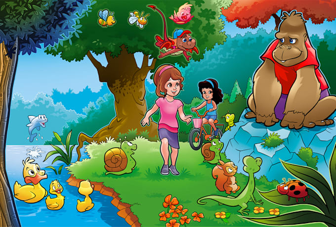 create exceptional childrens book illustrations