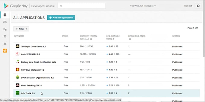 publish android app on play store