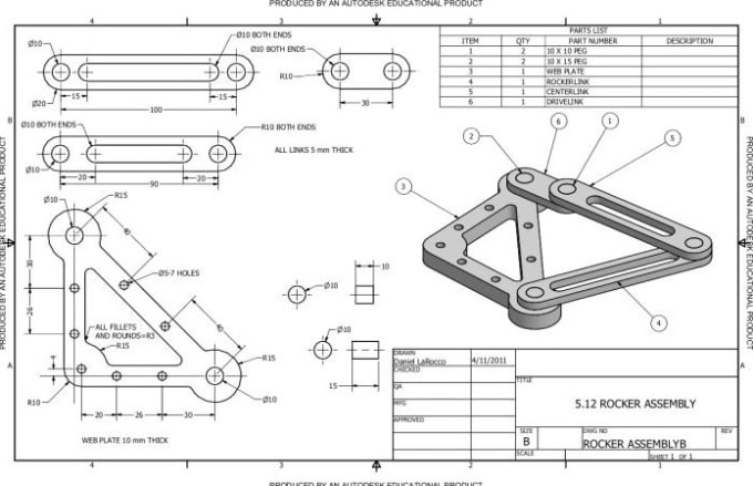 Do Technical Drawing Mechanical Design And 3d Cad Modeling By