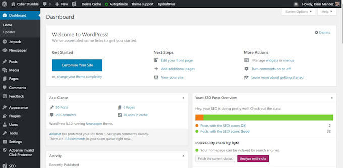 setup and fix wordpress,cpanel