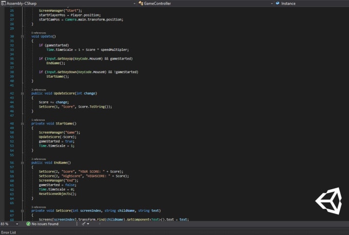 Create any script for your unity project by Jukicode | Fiverr