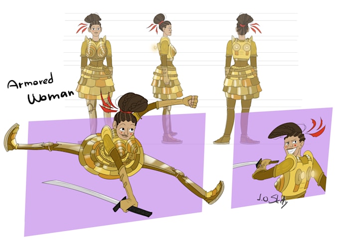 do a character turn around and moving sheets