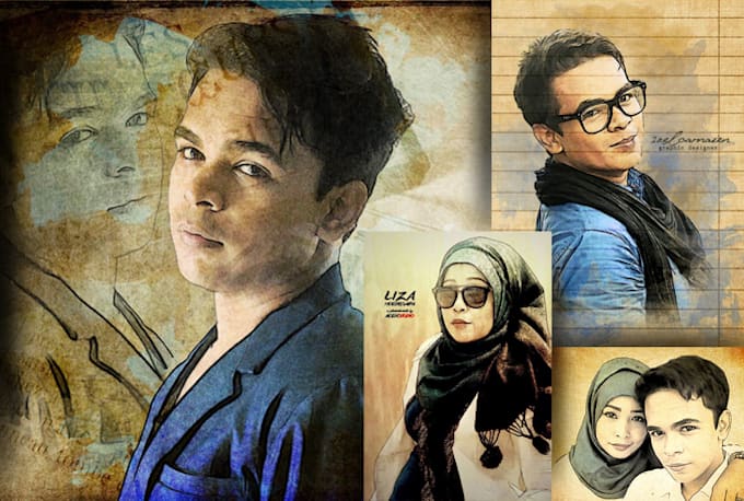 edit your photo into a professional sketch