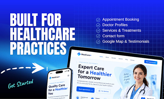 professional medical, doctor,healthcare,veterinary, dental clinic website design