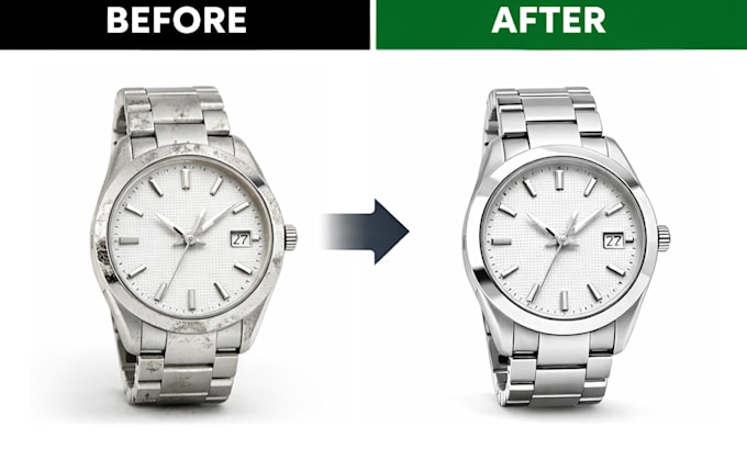 retouch and clean up  images or products