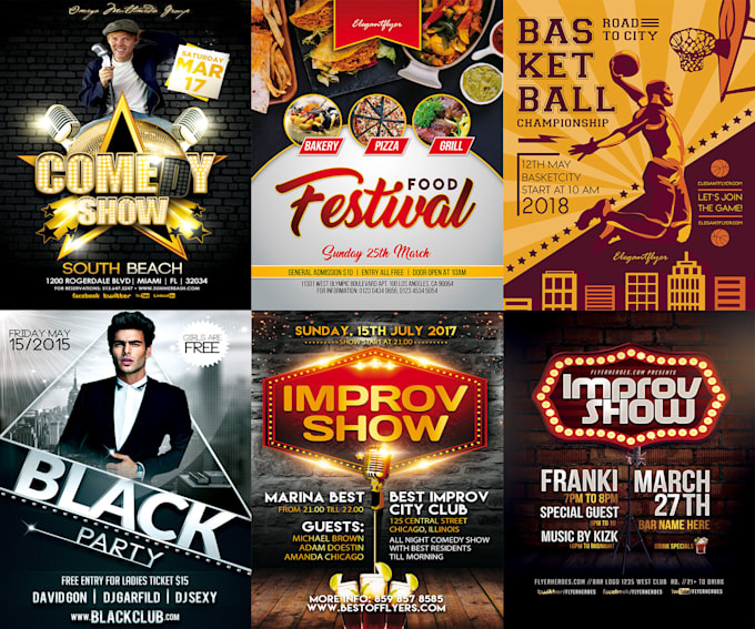 design flyers and events flyers