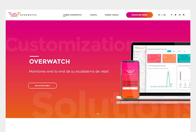 create a ui ux website design
