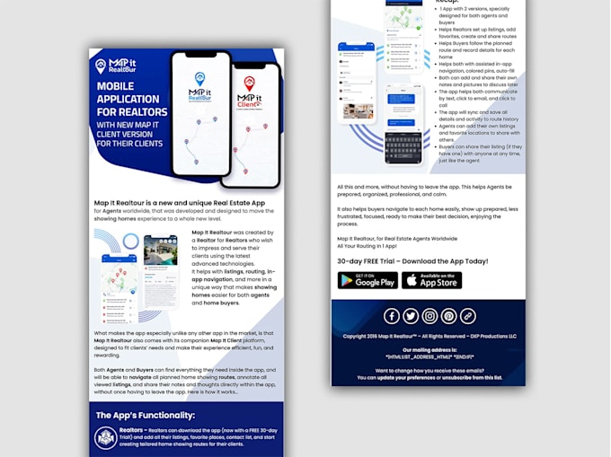 design creative responsive email design in HTML or canva