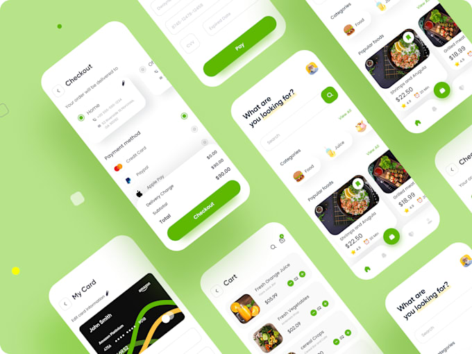 do UI UX design for web and mobile app with live view
