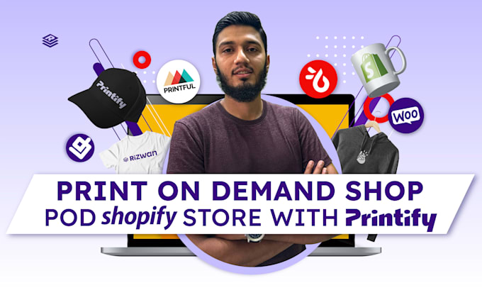 create shopify print on demand pod store with printify