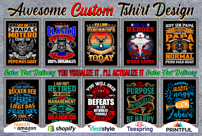 make custom tshirt design unique for your clothing business