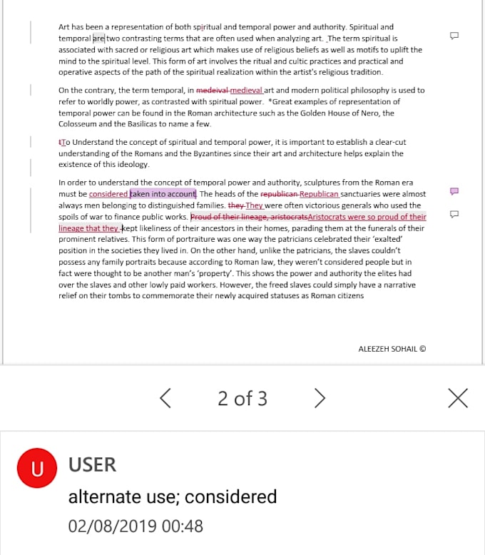 edit and proofread all your work