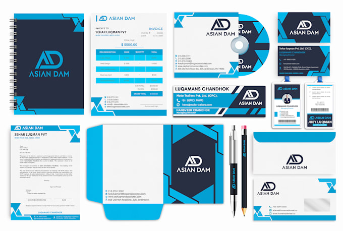 design business cards and stationery