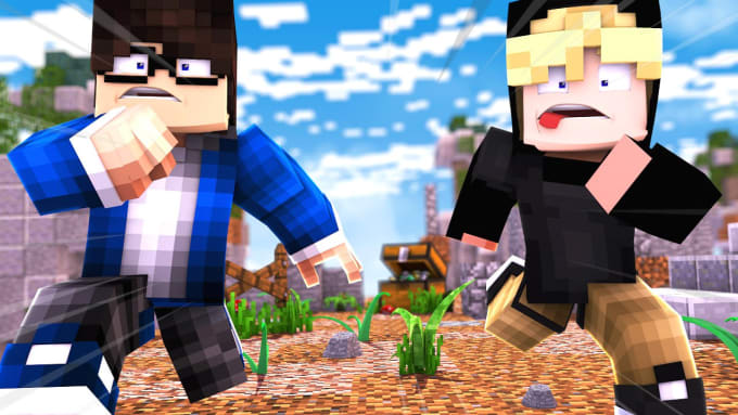 Create A Professional 3d Minecraft Thumbnail With Your Skin By Mrhidan