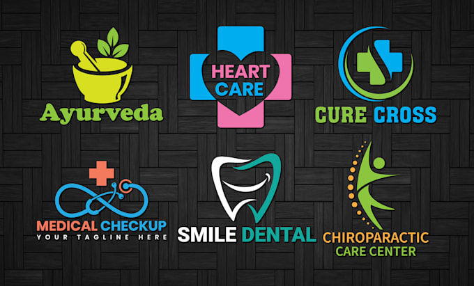 do best medical dental health healthcare hospital clinic nutrition logo design