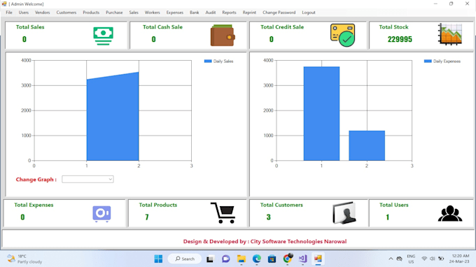 design and develop pos software