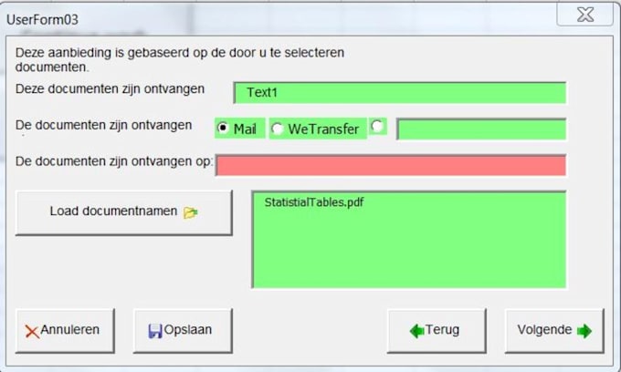 Create custom excel userform using vba by Serhiiz | Fiverr