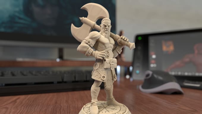 model or sculpt highly detailed 3d characters