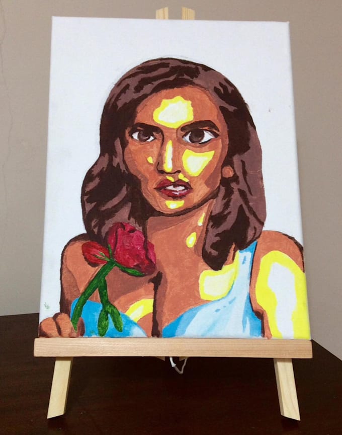 Paint you a portrait by Fiverr