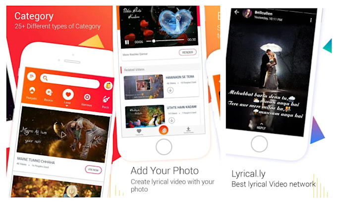 do unique creative  screenshot for  app store and play store