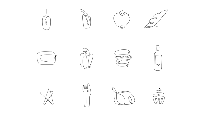 illustrate any photo in one continuous vector line art