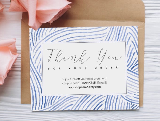 Design A Professional Thank You Card By Kargc00 Fiverr