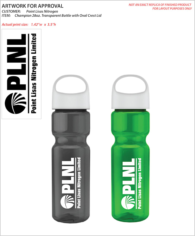 logo placement on desire product