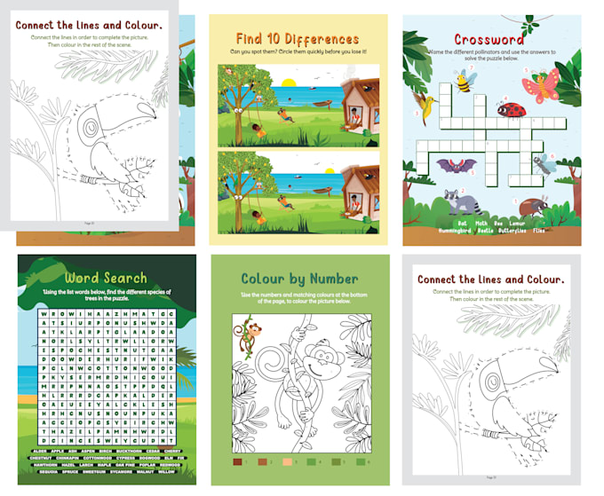 make fun and engaging kids worksheets  activity pages
