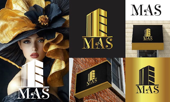 design a modern minimalist professional logo with complete brand identity