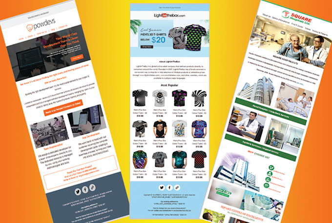 design a mailchimp newsletter template