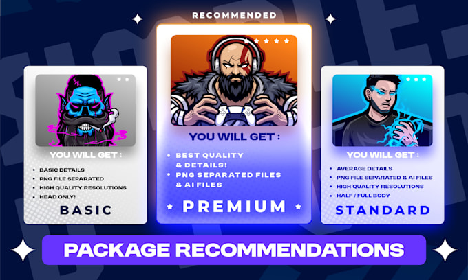 create awesome gaming logo for your stream and page
