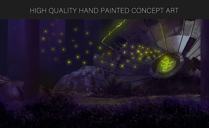 create concept art for posters, games and animations