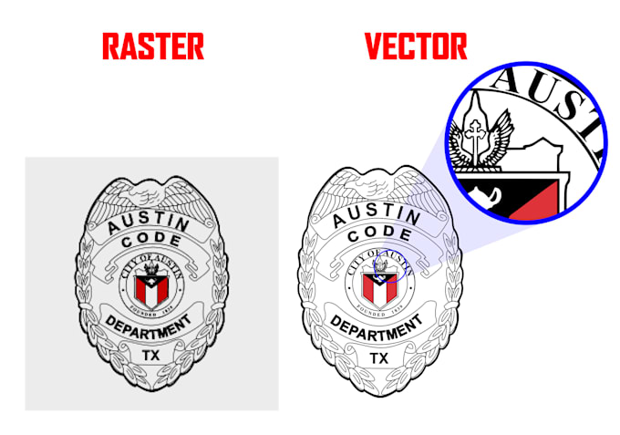 redraw logo and vector tracing
