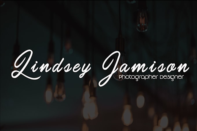 create modern signature logo